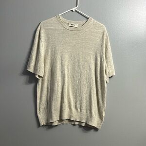 Buck Mason Crew Neck Neutral Sweater SZ XL